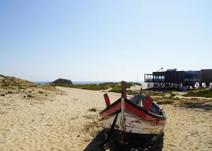 Casa Do Mural - Sesimbra, Lagoa De Albufeira E Aldeia Do Meco 빌라