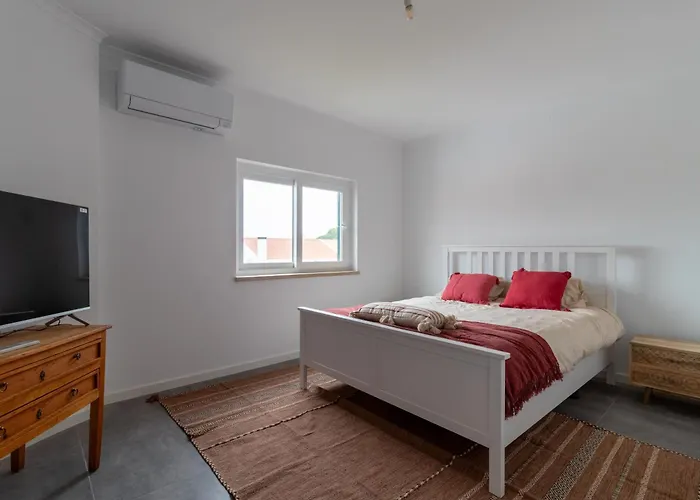 Casa Do Mural - Sesimbra, Lagoa De Albufeira E Aldeia Do Meco * 세심브라