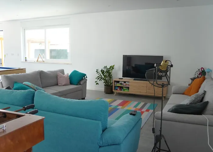 빌라 Casa Do Mural - Sesimbra, Lagoa De Albufeira E Aldeia Do Meco *