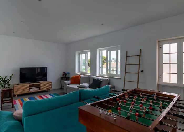 Casa Do Mural - Sesimbra, Lagoa De Albufeira E Aldeia Do Meco 세심브라