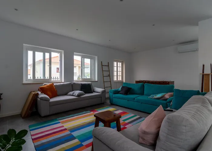 Casa Do Mural - Sesimbra, Lagoa De Albufeira E Aldeia Do Meco 세심브라