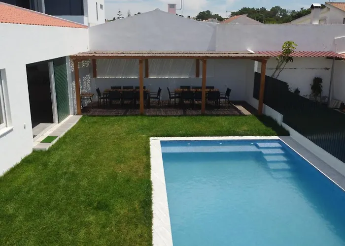 Casa Do Mural - Sesimbra, Lagoa De Albufeira E Aldeia Do Meco 빌라